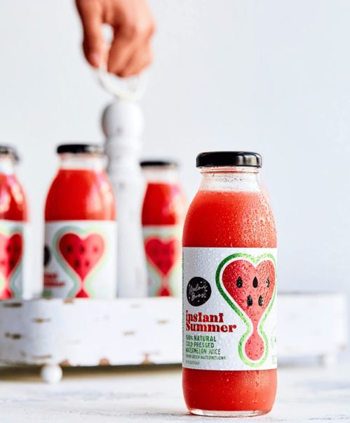 愛(ài)心西瓜汁飲料包裝設(shè)計(jì) 甜蜜與健康的視覺(jué)盛宴